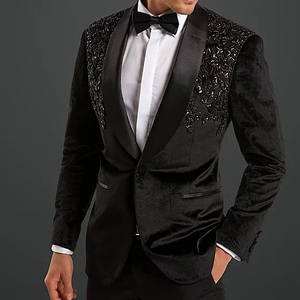 Chaqueta de NEWLY---TRENDY con bordado de ZARDOZI para hombre, ropa de fiesta, vestido de boda, hermoso, INDO-WESTERN, 2022 - Product Image 1