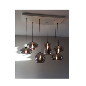 Lámpara Colgante LED Dorada para Isla de Cocina con Pantalla de Ratán, Diseño Nórdico de Campana, Decoración Moderna y Clásica para Comedor - Product Image 1