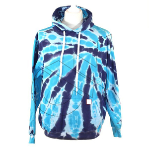 OEM personalizado de los hombres Tie Dye Hoodie de alta calidad respetuoso del medio ambiente polar de moda 3D patrón de invierno con capucha Collar - Product Image 3