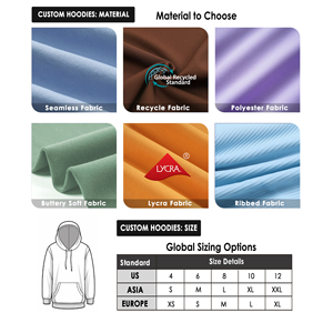 Vêtements lourds pour hommes tissu éponge français coton sweat à capuche d'hiver homme vierge pull à capuche unisexe survêtement de haute qualité - Product Image 3