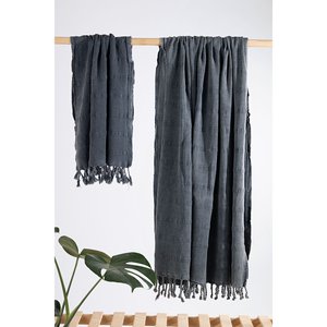 Juego de toallas de baño Peshtemal lavado a la piedra punto de encuentro perfecto de naturalidad y elegancia - Product Image 1