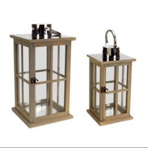 Stylish Home Decorative Wooden Hanging Lantern Exclusive Quality Wood With <b>Bronze</b> Metal Lantern Christmas Decor <b>Candle</b> <b>Holder</b> - Product Image 3