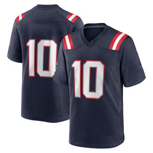 Maillot de football américain de haute qualité, taille XL, logos cousus, chemises brodées, hauts, nom et numéro d'équipe personnalisés - Product Image 4