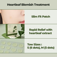 JMSOLUTION HEARTLEAF SPOT PATCH (1 unité = 44ea) Fabriqué en Corée Produit de soin pour la peau coréen de vente en gros fournisseur coréen