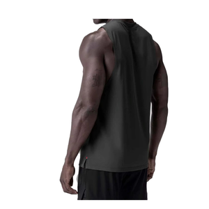 Camiseta sin mangas Unisex 100% de algodón con cuello redondo, ropa ligera Reversible para correr, de talla grande, transpirable, antibolitas para hombres y mujeres - Product Image 6