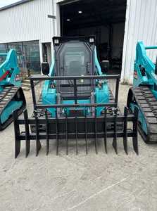 Chargeuse compacte sur chenilles SWTL4528 2025 avec moteur Kubota Euro Stage V et cabine fermée pour travaux de terrassement et chargement de matériaux - Product Image 6