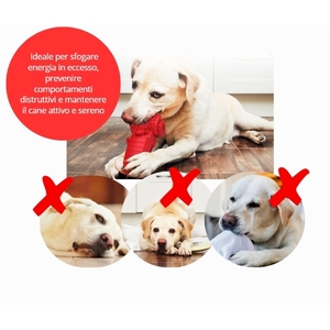 Juguete Masticable de Goma Natural Resistente para Perros Grandes, con Silbato, Anti-Estrés, Limpieza Dental, Producto Promocional para Mascotas - Product Image 4