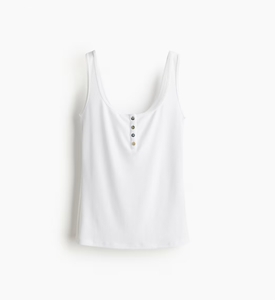 La mejor oferta, camiseta sin mangas transpirable con botón para mujer, camisetas de moda de entrenamiento para correr de tela de punto con logotipo personalizado para mujer - Product Image 5