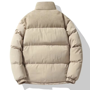 Chaqueta Bomber de Lona Personalizada al por Mayor para Hombre, Estilo Casual Vintage con Logotipo Frontal - Product Image 4