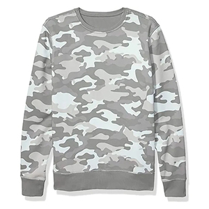 Men's Casual Basic Cotton Blended Camouflage Sweatshirts <b>Long</b> <b>Sleeve</b> <b>Thermal</b> Sportswear for Winter <b>Top</b> Camouflage Sweatshirts - Product Image 1