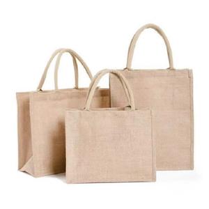 Sac à provisions en Jute recyclable Portable personnalisé, prix d'usine, fabriqué au Bangladesh, taille Standard, bonne qualité et prix bas - Product Image 5
