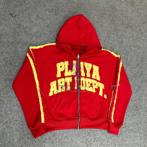 Sweats à capuche avec fermeture éclair le plus demandé avec étiquette personnalisée qualité supérieure Sweats à capuche à bas prix fabriqués en usine Sweats à capuche pour hommes - Product Image 6