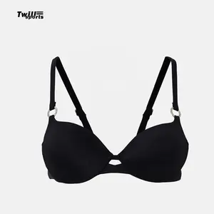 Conjunto de Bikini de 2 Piezas de Alta Calidad en Algodón/Fibra de Bambú, Color Sólido Personalizado, Cintura Alta, Tanga Sexy de Secado Rápido, Venta al Por Mayor - Product Image 1