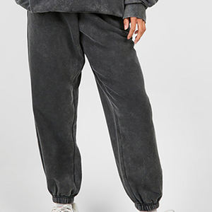 Survêtement personnalisé de qualité supérieure empilé à l'acide 100% coton vente en gros Ensemble de jogging pour femmes tenue deux pièces - Product Image 6