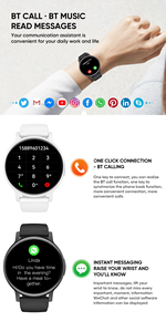 Relojes Inteligentes Modernos 2025 con Pantalla a Color, Múltiples Modos Deportivos, Alertas <span class=keywords><strong>de</strong></span> Llamadas e Información, Fotos, <span class=keywords><strong>Música</strong></span> - Product Image 6