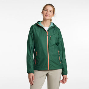 Veste coupe-vent pour homme avec logo personnalisé, fermeture éclair, col montant en toile, logo sur le devant, 100% polyester, activités de plein air décontractées - Product Image 2