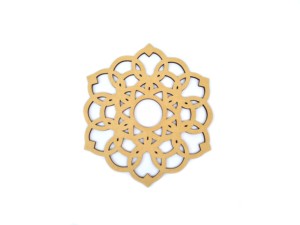 Madera Geometría Sagrada diseño personalizado semilla de la vida Metatron cubo pared puerta colgante pared arte hogar flor de LOTO - Product Image 5