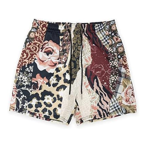 Short de bain de plage pour homme à séchage rapide avec étiquette personnalisée short de surf d'été imprimé respirant vêtements pour homme bain pour hommes - Product Image 2