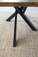Table en bois massif et métal - Mikado