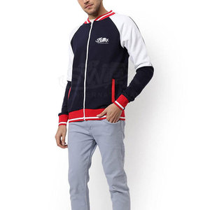 Veste d'hiver Letterman à fermeture éclair avec logo personnalisé de qualité supérieure vêtements de mode veste d'hiver Letterman à fermeture éclair à manches longues - Product Image 4