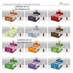 Aromatika Incense Cones Wholesale From India <b>Masala</b> Incense Cones Mix Aromas Incense Cones Pack Vedic Aromatika - Product Image 2