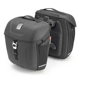 Paire de sacs latéraux thermoformés MultiLock de 18 litres à chargement vertical, spécifiques pour les cadres GIVI MT501 TMT, en plastique - Product Image 2