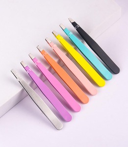 ชุดแหนบขนตาสไตล์หรูหราสำหรับศิลปินขนตาประกอบด้วยแหนบแยกตรงและโค้งสำหรับร้านเสริมสวยและใช้ในบ้าน - Product Image 6