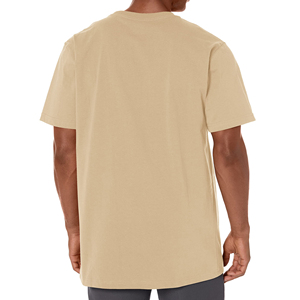 Custom Printable Logo Regular Fit Men's T <b>Shirt</b> Casual Wear with Solid Pattern Breathable Fabric Made of <b>Polyester</b> Cotton - Product Image 6