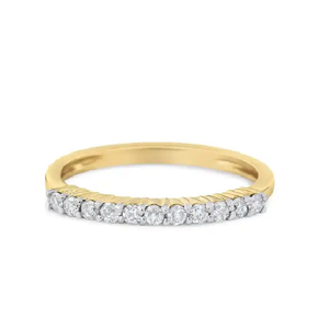 Bijoux fins en or 18 carats Bague solitaire en diamant véritable Bague solitaire en diamant rond naturel de luxe pour femmes Bijoux de mode - Product Image 4