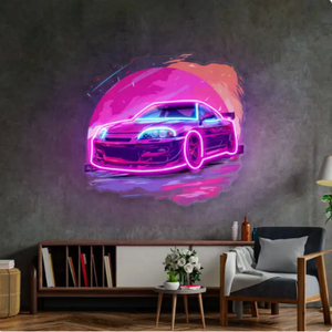 UV In LED Neon Dấu Hiệu Cửa Hàng Kinh Doanh Thiết Kế Logo Hình Dạng Xe LED Light up Đăng Ký Biển Hiệu Thiết Kế Neon Ánh Sáng Cho Tường Trang Trí Nội Thất - Product Image 4