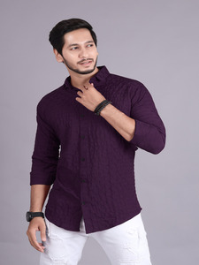 Chemise décontractée de créateur pour hommes de haute qualité Tissu respirant pour les exportations au prix de gros - Product Image 4