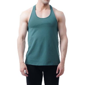 Chemise musculaire sans manches en coton de qualité supérieure pour l'entraînement Fitness course musculation vêtements de sport vêtements pour hommes débardeurs - Product Image 1