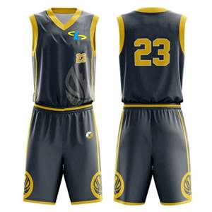 Tenues de basket-ball professionnelles, ensembles de tenues de basket-ball personnalisées en sublimation intégrale pour la vente en gros - Product Image 3