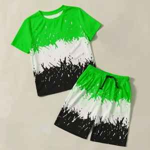 Ensemble short d'été décontracté personnalisable pour hommes Matériau de haute qualité disponible dans toutes les couleurs et tailles pour May Expo - Product Image 4