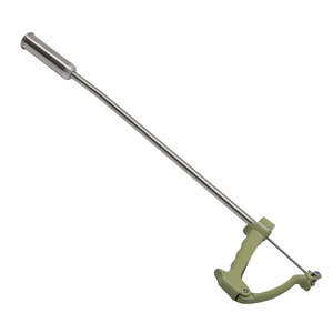 Pistolet à boulettes en acier inoxydable de haute qualité pour moutons et porcs, applicateur réutilisable avec poignée colorée, outil vétérinaire - Product Image 6