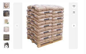 Pellets de Madera Natural de Pino, Combustible de 6 mm y 8 mm, Briquetas de Calefacción en Bolsa para Estufa y Caldera - Product Image 2