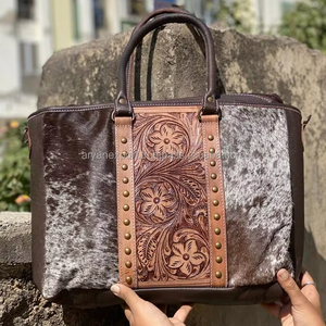 ใหม่สไตล์ตะวันตก Cowhide หนัง Toled Fringe กระเป๋า Handcrafted แฟชั่นคุณภาพสูง Toled ผู้หญิงช้อปปิ้งกระเป๋าถือ - Product Image 2