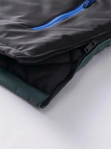 Chaqueta cortavientos reflectante de poliéster personalizada para hombre, chaqueta cortavientos impermeable Vintage para la playa para hombre - Product Image 3