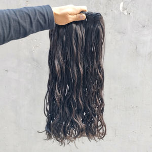 RAW 100% Cheveux indiens non traités à donneur unique Style de vague profonde lâche avec texture droite naturelle de haute qualité - Product Image 2