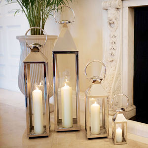 Superior Best Quality New Latest Modern Outdoor Garden Stainless Steel <b>Lantern</b> and Wedding Decoration <b>Candle</b> <b>Holder</b> - Product Image 3