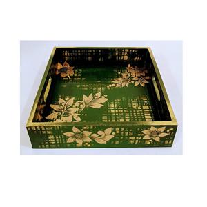 Plateau de service imprimé en bois de bonne conception Nouveau style d'utilisation pour la nourriture Plateau de service à thé Articles de fête Décoratif Maison Cuisine - Product Image 1