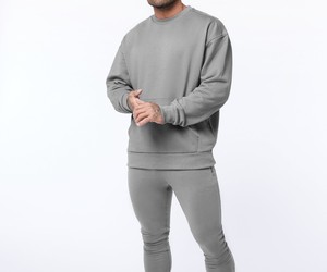 Survêtement deux pièces pour hommes avec leggings de course Jogger Sport Set Fashion Training Track Suit - Product Image 1