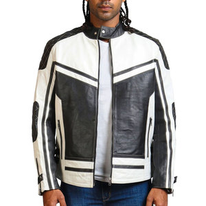 Chaqueta de Motociclista para Hombre, Nueva, de Alta Calidad, Hecha de Cuero, MOQ Bajo - Product Image 1
