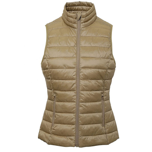 เสื้อกั๊กบุนวมสำหรับผู้หญิงน้ำหนักเบาออกแบบได้ตามต้องการเสื้อกั๊กสำหรับใส่กลางแจ้งเสื้อโค้ทกันน้ำดีไซน์ใหม่ - Product Image 4