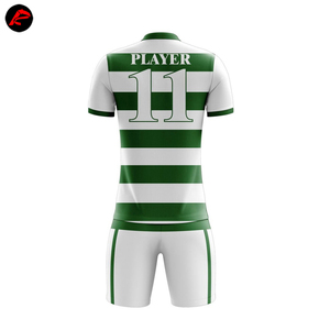 Conjunto de camiseta de fútbol transpirable de alta calidad Diseño de sublimación Uniformes baratos y elegantes - Product Image 5