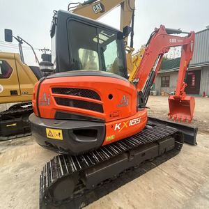 Mini-excavatrice sur chenilles KX155 d'occasion à 90% neuve, 5 tonnes avec moteur et boîte de vitesses, garantie 1 an, à vendre au meilleur prix - Product Image 5