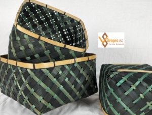 Vitrapro – panier de rangement en bambou pour linge de fruits, vêtements artisanaux naturels pour la maison, nouvel arrivage 2023 - Product Image 6