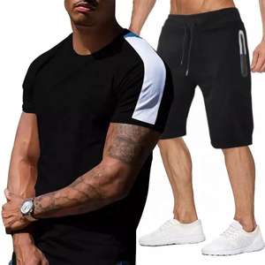 Conjuntos Cortos para Hombre, 100% Algodón, Tacto Suave, Estampado, Ecológico, Transpirable, Atuendo de Verano, Precio Económico - Product Image 6