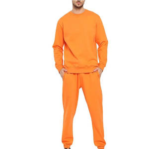 Sudadera deportiva con logotipo personalizado para hombre, sudaderas para correr, conjunto de sudaderas con capucha lisas de poliéster para hombre, chándal - Product Image 1