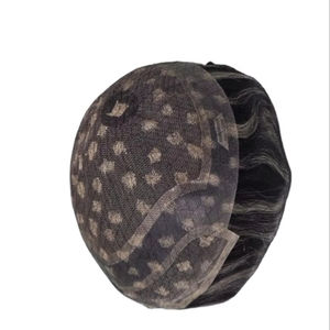 Perruque et toupet 100% cheveux humains, cheveux vierges chinois Remy, prothèse Taz Hair BD Lace Front Water Wave - Product Image 4